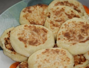 Сырники с яблочком и ванильным сахаром