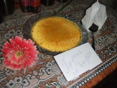 Суп с говядиной и рисом на бульонном кубике