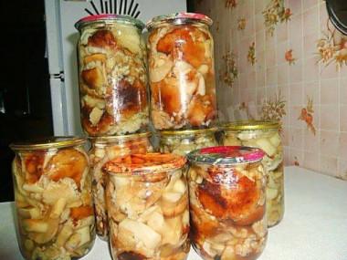 Грибы песчаники маринованные