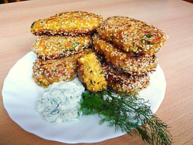 Овощные котлеты из кабачков без мяса