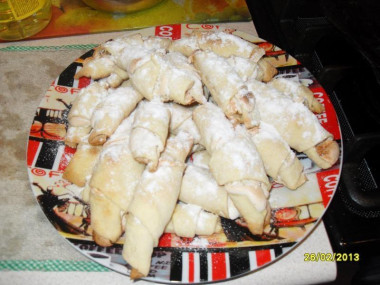 Печенье Рожки от свекрови на сметане