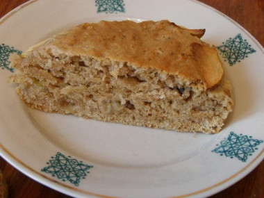 Яблочная шарлотка  без яиц