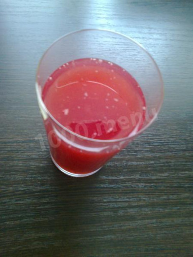 Кисель из замороженных ягод клюквы и брусники