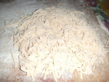 Домашняя супная лапшичка
