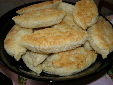 Постные пирожки с картошкой жареные