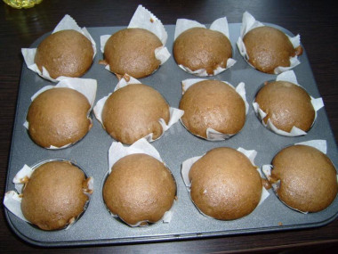 Постные кексы шоколадные