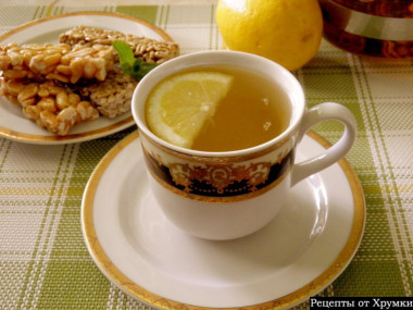 Зеленый чай с лимоном