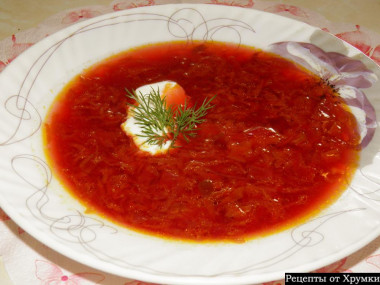 борщ с курицей