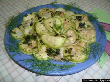 Кабачки маринованные