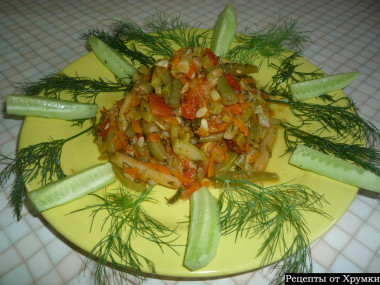 Рагу из кабачков.