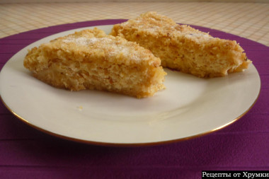 Творожно-яблочный пирог "Моментальный"