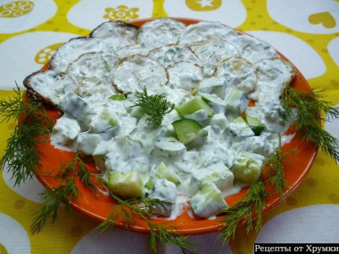 Кабачки в сметане