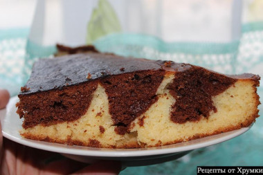 пирог зебра