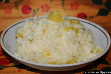 пшенная каша с тыквой