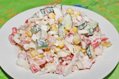 салат летнее настроение