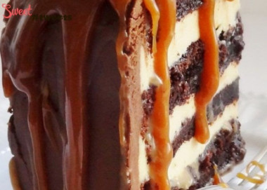 -карамельный-торт