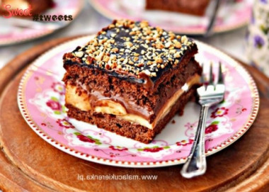 шоколадно-банановый-торт