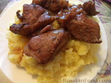 Шашлык в рукаве (из свинины)