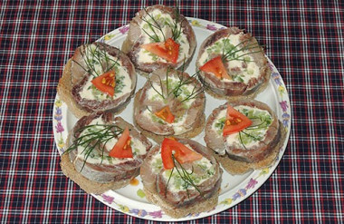 Оригинальная закуска из сельди