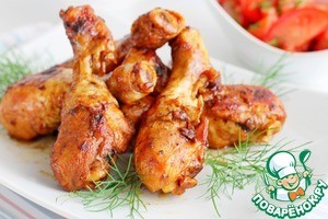 Курица в луковом маринаде