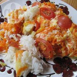 Запеченная треска под маринадом