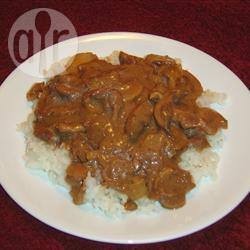 говядина тушеная с грибами в мультиварке