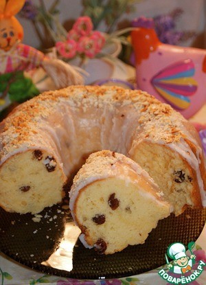 Быстрый Пасхальный кулич без дрожжей