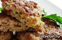 Мясные оладьи