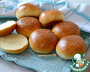 Домашние булочки для гамбургеров