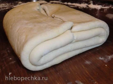 Творожное слоеное тесто