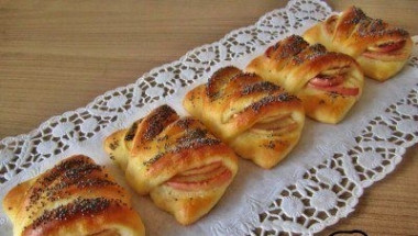 Конвертики с яблоками