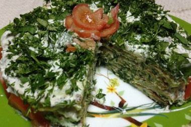 Торт из кабачков