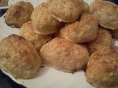 Котлетки рыбные в духовке