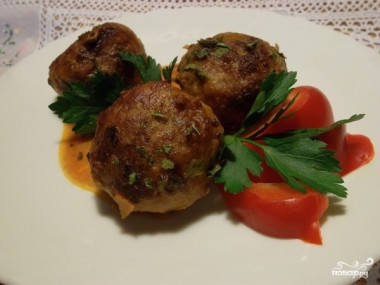 Котлеты с рисом в духовке