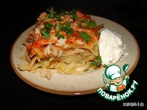 Запеканка с капустой