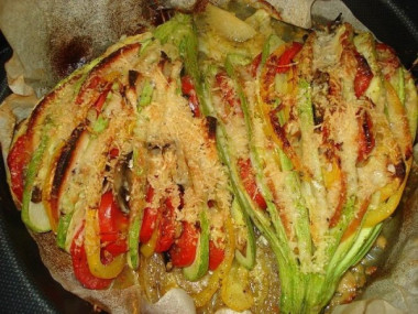 Кабачковый веер.