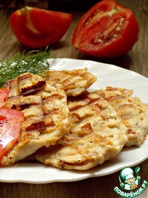 Куриные слойки-гриль