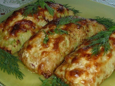 Кабачковые рулетики "ПАЛЬЧИКИ ОБЛИЖЕШЬ". 