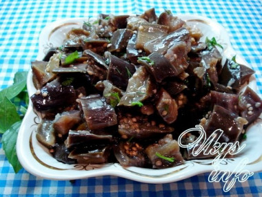 Маринованные баклажаны под грибы на зиму