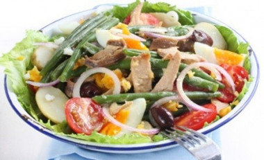 Еврейский рыбный салат 