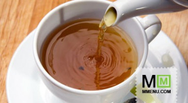 Чай со свежими яблоками/ башкирская