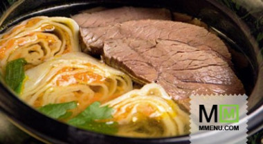 Мясо по-уфимски / башкирская