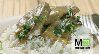 Печенка с банановым соусом / бразильская