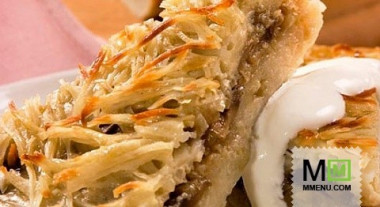 Бабка картофельная с грибами / белорусская