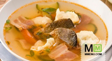 Суп рыбный с клецками / белорусская
