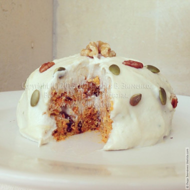 МОРКОВНЫЙ ПИРОГ (БЕЗ МУКИ, БЕЗ САХАРА, ВЕГАНСКИЙ, ПОДХОДИТ ДЛЯ СЫРОЕДОВ)