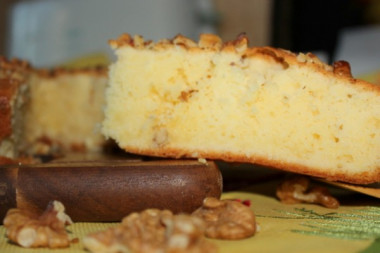 Бисквит сметанный - рецепт.