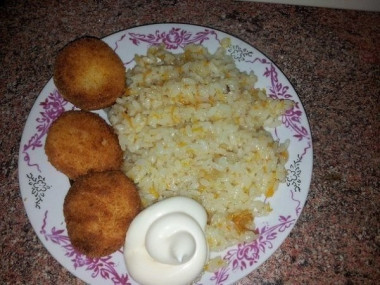 рис в сковороде за 30 минут