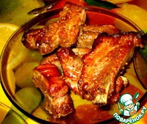 Рёбра сладкие в рукаве
