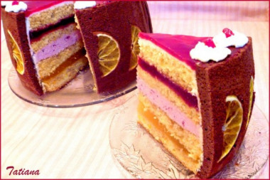 ТОРТ Клюквенно-Апельсиновый 